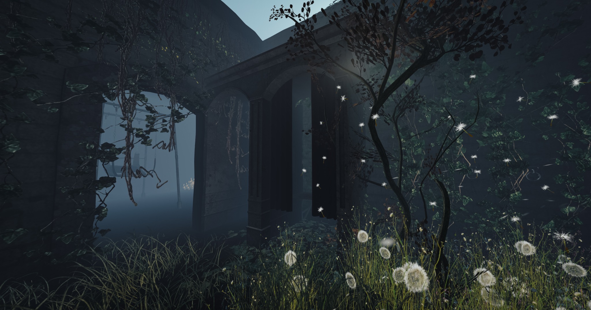 A hidden overgrown ruin in Ofrenda